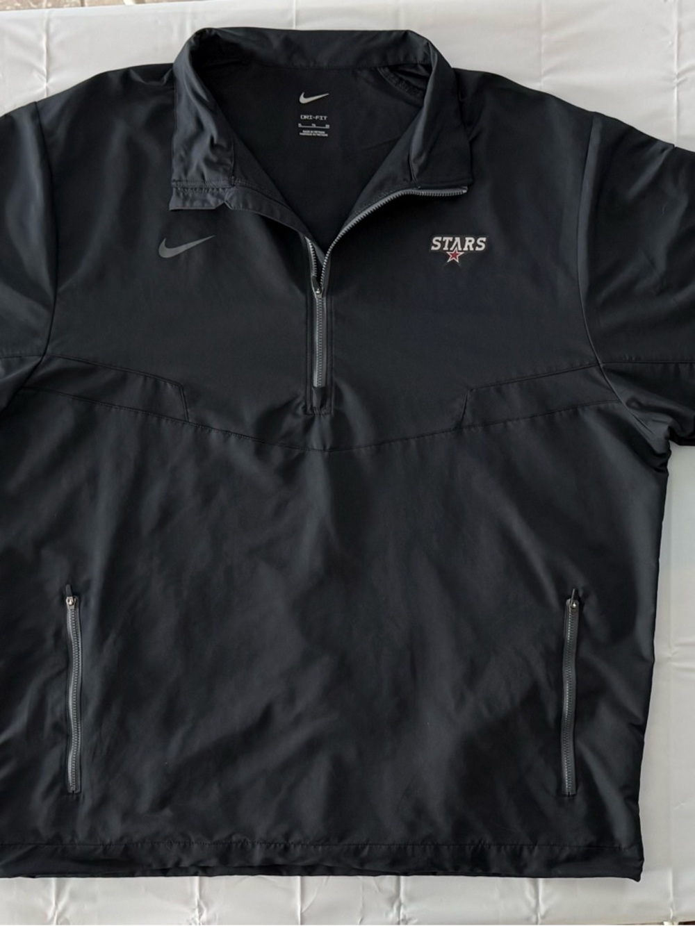Nike Dri Fit Quarter Zip Pullover XL Black Athletic Jacket North Stars Hockey - Picture 12 of 12